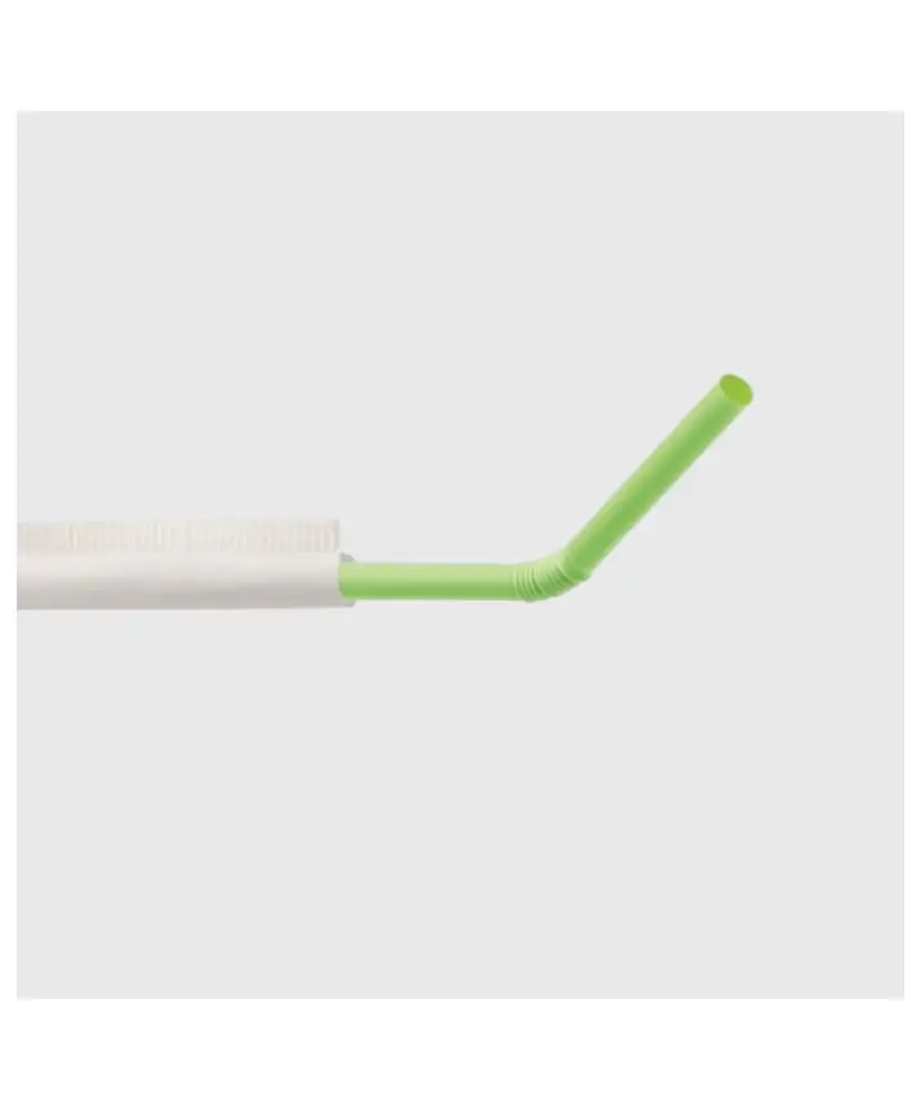 400-pailles-coudees-vertes-avec-emballage-unitaire-0-5x24cm-1