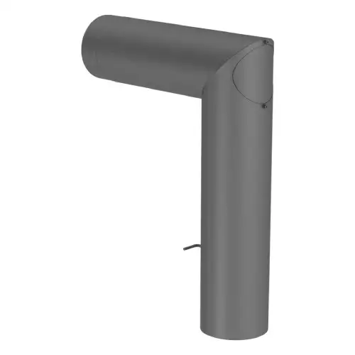 Coude-avec-trappe-dentretien-et-clapet-papillon-gris-conduit-poele-a-bois-double-paroi-Tecnovis-TEC-Protect-1