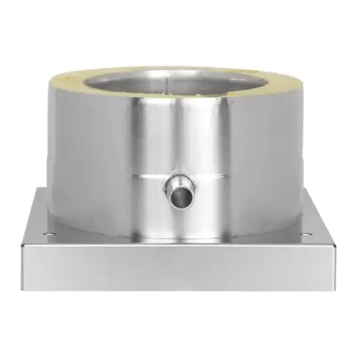 Edelstahlschornstein-DWV06-Grundplatte-mi-Kondensatablauf-seitlich-1