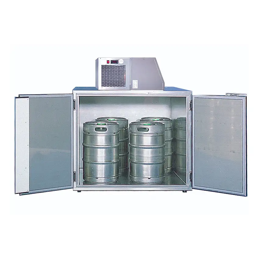 Fassvorkuehler-fuer-4-Faesser-Stahlblech-Alu-Zink-Klarlack-versiegelt-1-1