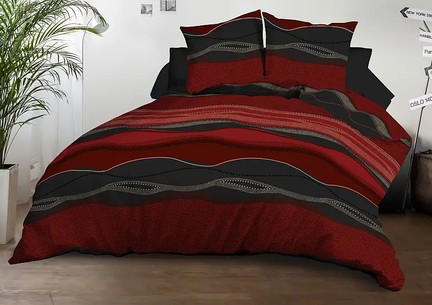 Housse-de-couette-microfibre-baltic-rouge-2