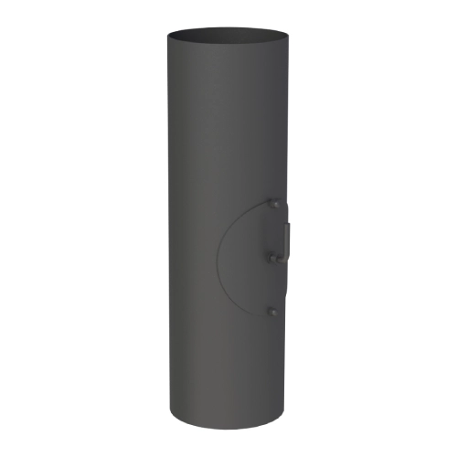 Laengenelement-500mm-mit-Drosselklappe-und-Tuer-ohne-Einzug-Jeremias-FERRO-LUX-Schwarz-1