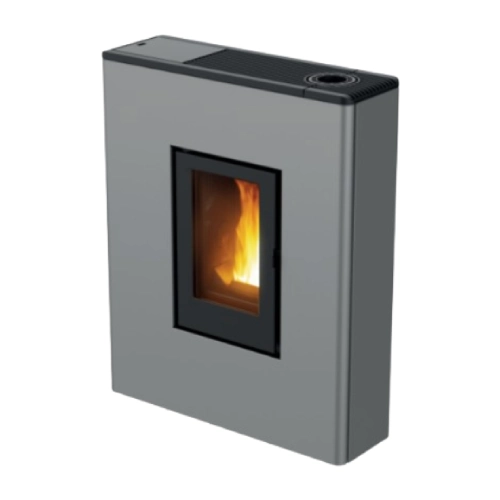 Pelletofen-RED-Hoya-Multiair-8-XUP-S1-Seitenverkleidung-Stahl-Silver-1