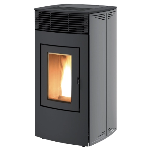 Pelletofen-RED-Loto-Hydro-S2-Seitenverkleidung-Stahl-Silver-1