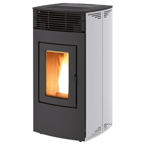 Pelletofen-RED-Loto-Hydro-S2-Seitenverkleidung-Stahl-Weiss-1