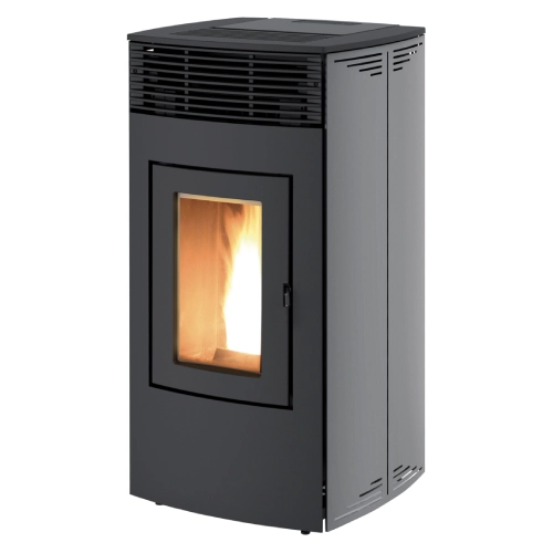 Pelletofen-RED-Loto-Multiair-Seitenverkleidung-Stahl-Silver-1