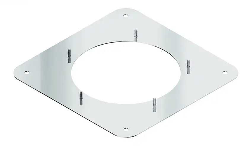 Plaque-de-support-a-vis-carree-pour-extracteur-de-fumee-Diajekt-S-Kutzner-Weber-1