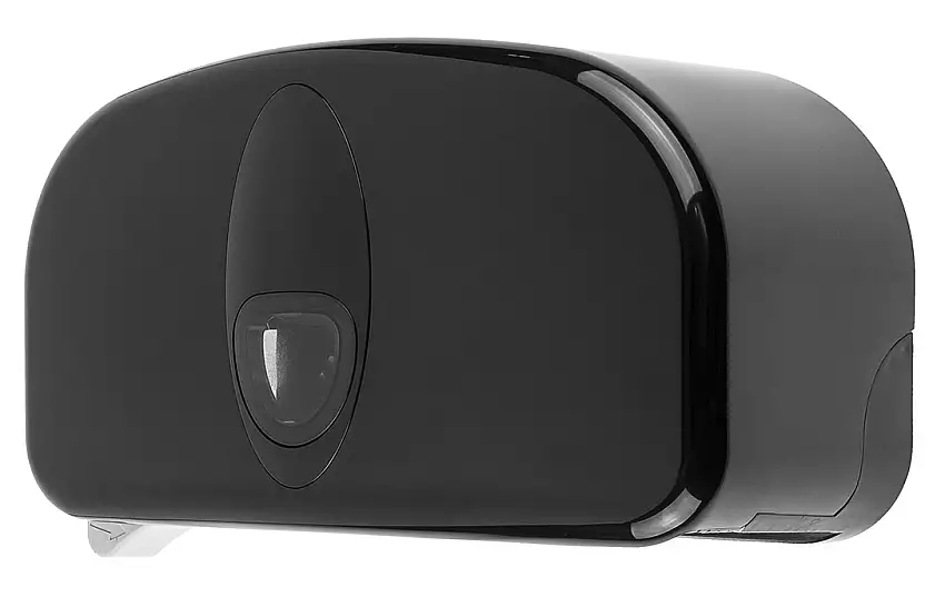 Toilettenpapierhalter-Klopapierhalter-Toilettenpapierspender-PQB20SDuo-fuer-2-Systemrollen-Kunststoff-schwarz-468234-1