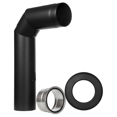 Winkelrohr-Schenkellaenge-450-700-mm-mit-Tuer-Drosselklappe-Wandrosette-und-Wandfutter-Set-schwarz-Jeremias-FERRO-LUX-1