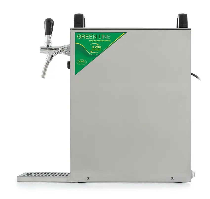 Zapfanlage-K-40-Bierzapfanlage-1-leitig-Bier-Durchlaufkuehler-Trockenkuehler-50-Liter-h-Green-Line_3-1