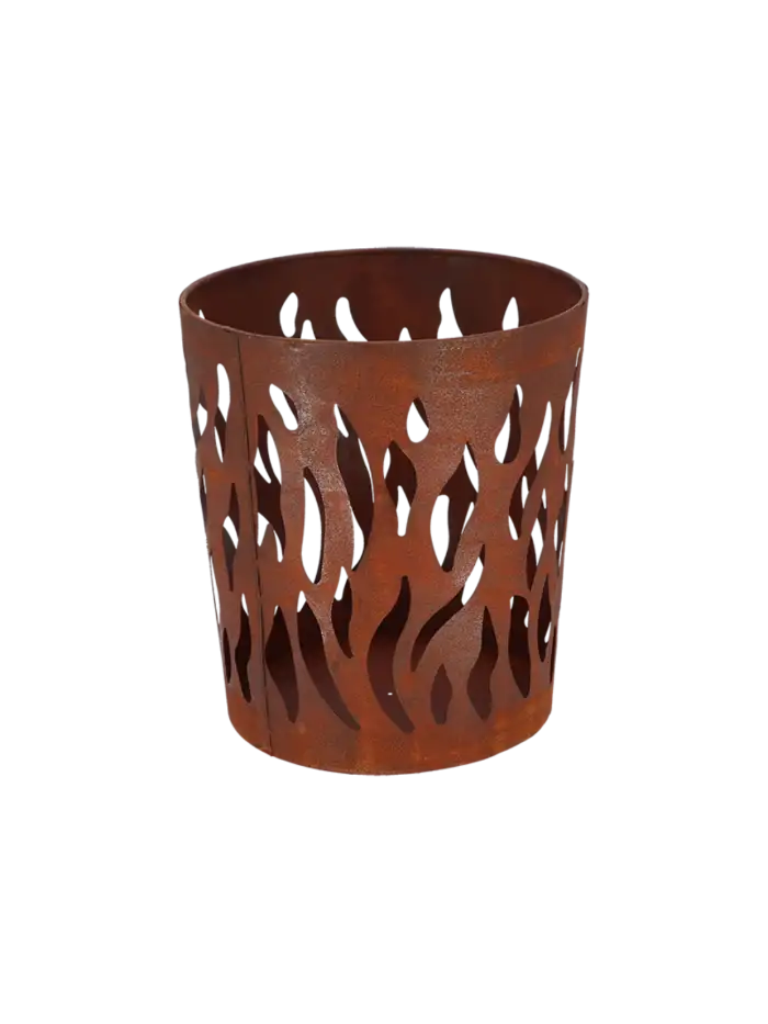 corbeille-torche-suedoise-rouille-1