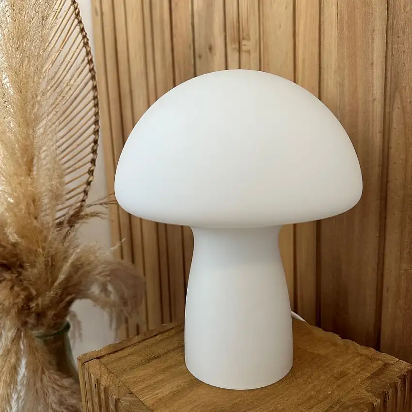 lampe-de-chevet-en-verre-satine-forme-champignon-1