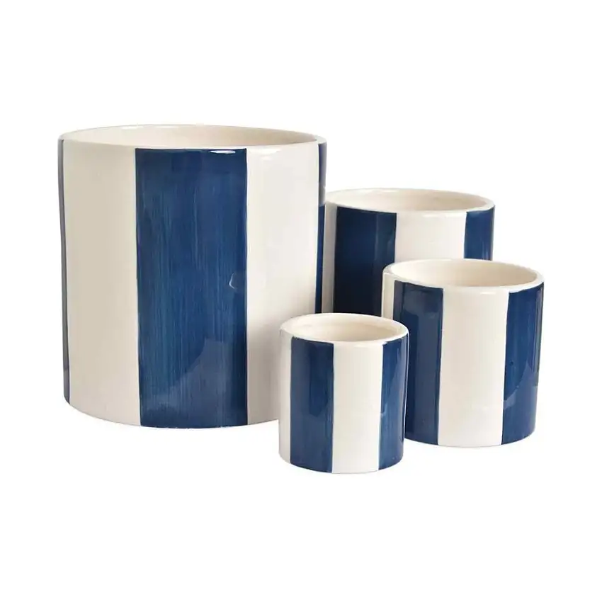 lot-de-4-pots-en-ceramique-rayures-bleues-1