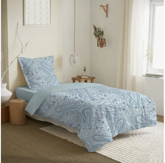 parure-de-couette-2-pieces-100-coton-140-x-200-cm-cashemire-bleu-1