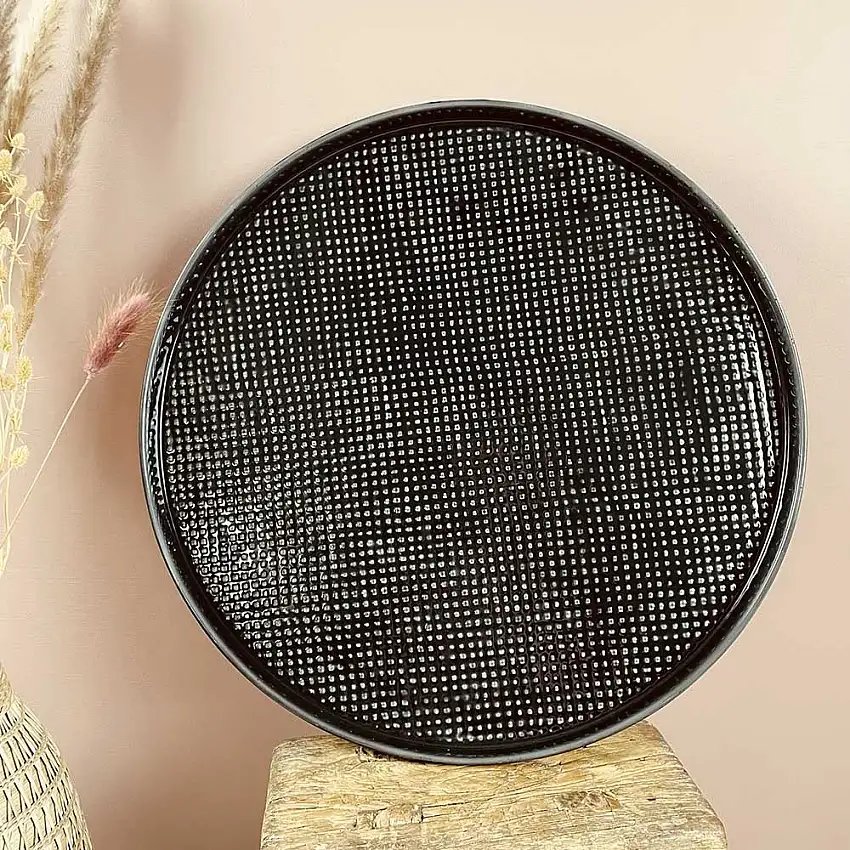 plateau-rond-en-metal-emaille-coloris-noir-d44cm-1