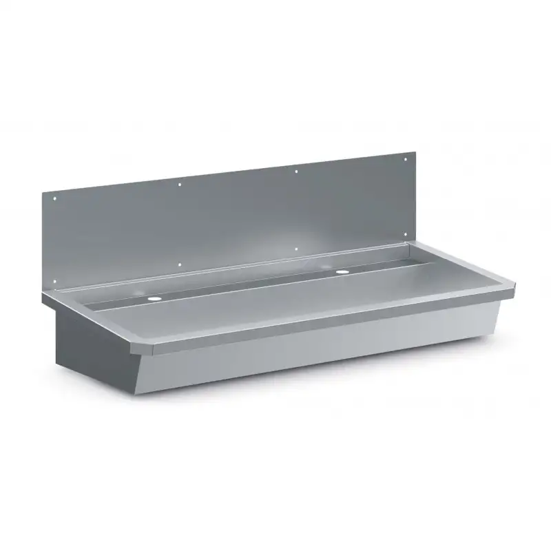 plonge-evier-vier-inox-2-robinets-1200mm-bouchon-de-vidange-et-couvercle-anti-claboussures-inclus-70134605-1