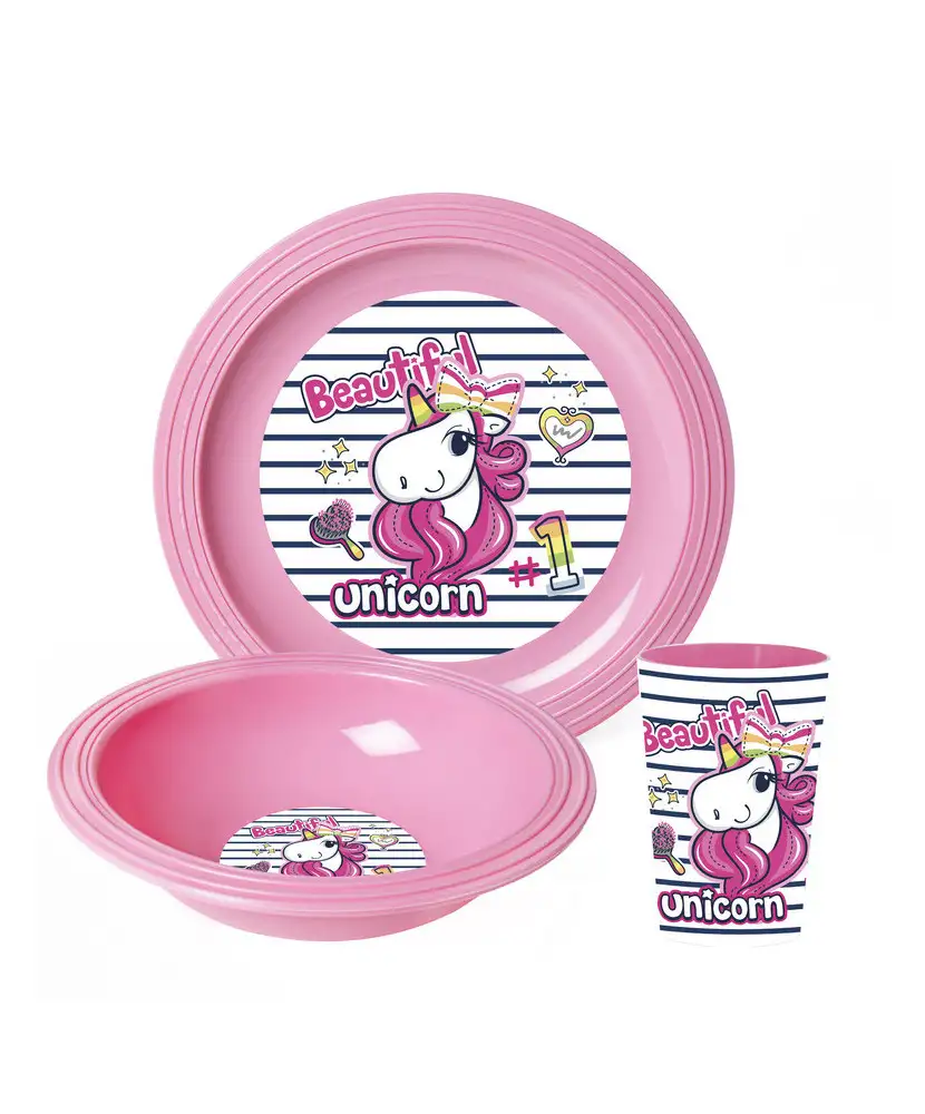 set-licorne-de-3-pieces-petit-dejeuner-enfant-bol-verre-et-assiette-1-1