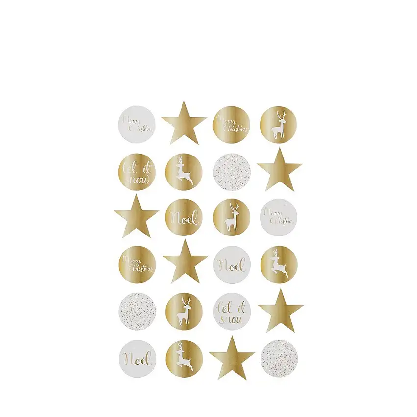 stickers-autocollants-christmas-or-1