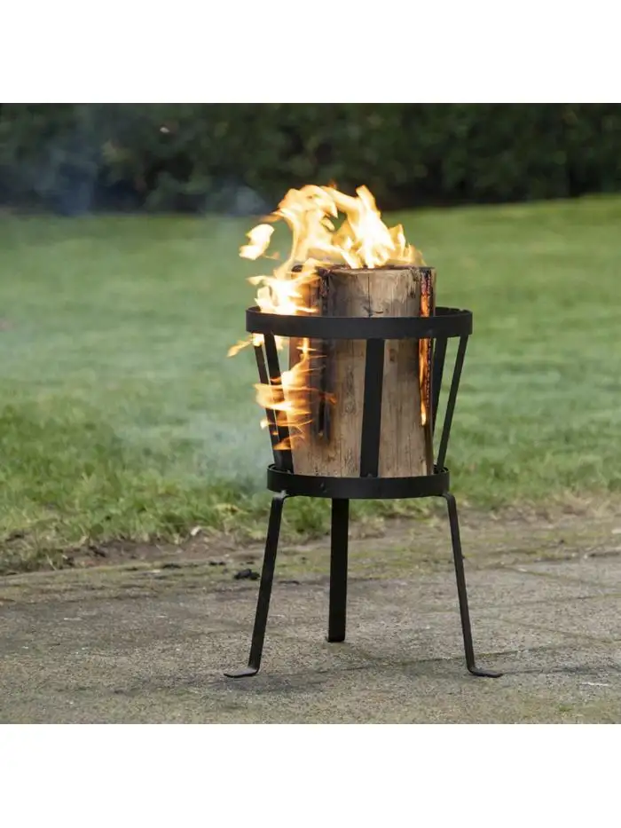 support-pour-buche-suedoise-esschert-design-1