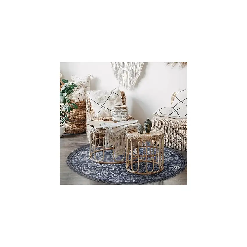 tapis-beija-flor-vinyle-rond-bohemian-garden-1