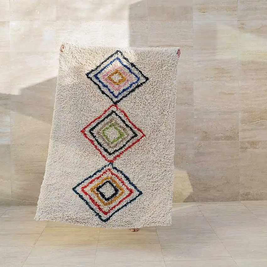 tapis-lavable-inspiration-berbere-coton-colore-1